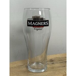 Magners Original Irish Cider Pint Glass Beer Lager Brewery 71/4" Tall Real Apple